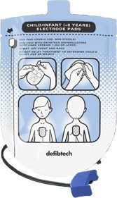 Lifeline AED Hjertestarter elektrodesett barn (1 sett)